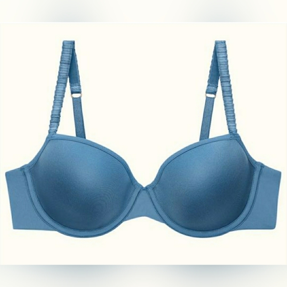 Blue T-Shirt Bra - Women's Seamless Support